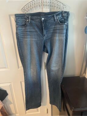 Silver Jeans Co Dark Blue Washed Denim